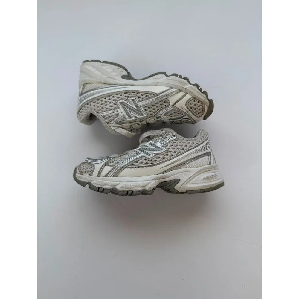 New Balance 740 Sneakers White Gray ABZORB Big Kids Size 5